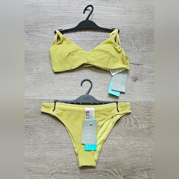 H&M Other - Yellow H&M Bikini Set (Size 4/6) – Eco-friendly Recycled Material